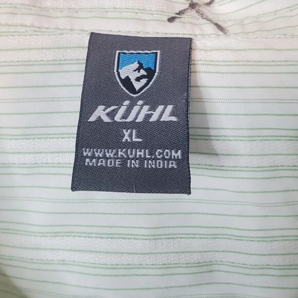 Kuhl Striped Buttoned Down Shirt Hood - Picture 2 of 3